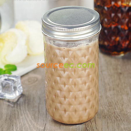 客製化350ML菱形玻璃杯禮品