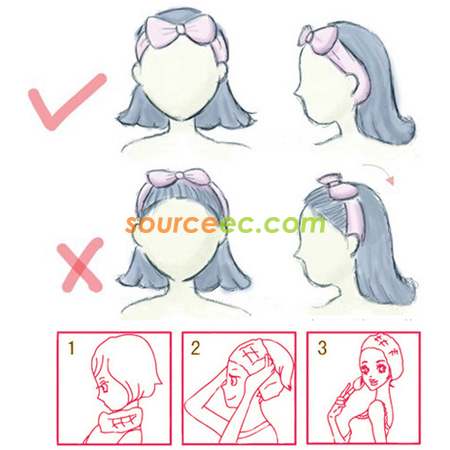 客製化化妝束發帶禮品