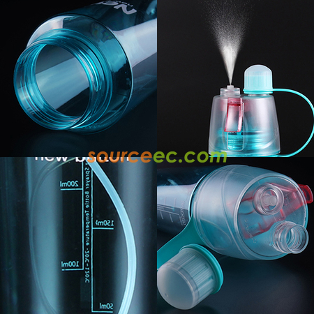 客製化600ML噴水運動水樽禮品