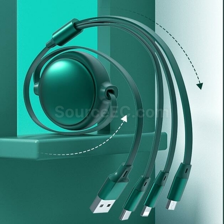 客製化三合一伸縮充電線禮品