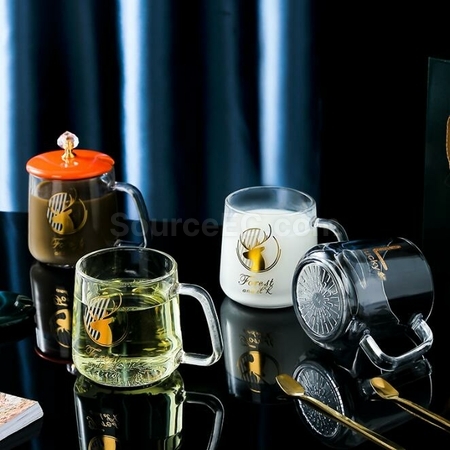 客製化自動恆溫玻璃杯發熱墊套裝禮品
