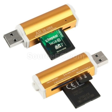 客製化鋁合金讀卡器USB2.0禮品