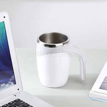 客製化304不銹鋼電動攪拌咖啡杯禮品
