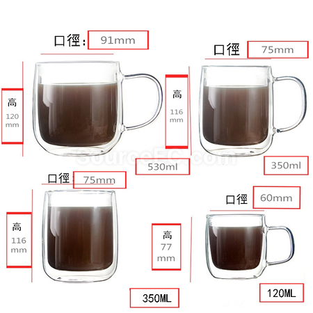 客製化雙層玻璃杯禮品