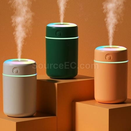 客製化簡約七彩燈加香薰濕器禮品