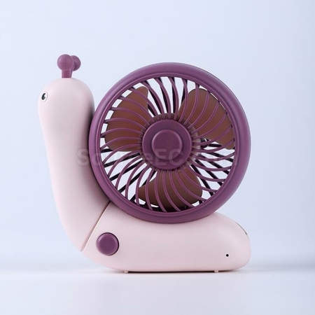 客製化蝸牛USB充電便攜小風扇禮品