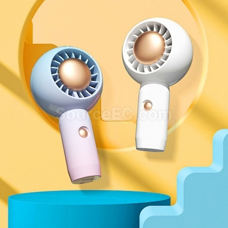 客製化USB充電渦輪迷你手持香薰風扇禮品