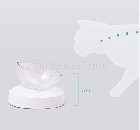 客製化20°角可調節貓碗禮品