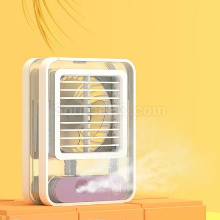 客製化透明燈光觸摸空調風扇禮品