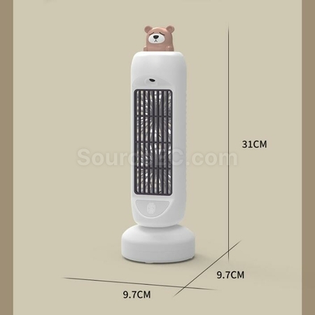 客製化USB搖頭噴霧充電塔型空調扇禮品