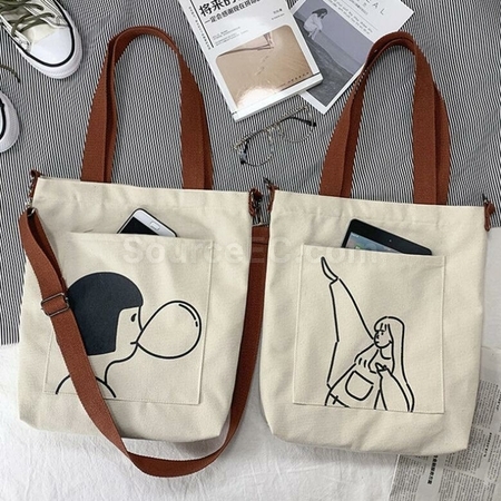 客製化大容量兩用帆布包禮品