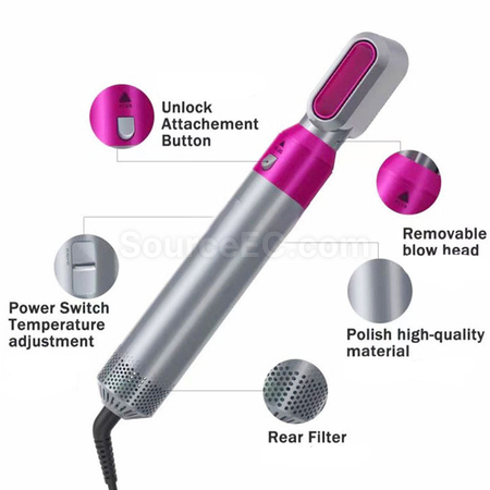 客製化5合1美髮造型神器 (美規)禮品