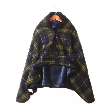 客製化搖粒絨披肩斗篷毛毯禮品
