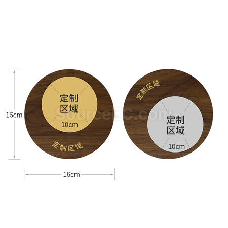 客製化黑胡桃木獎牌禮品