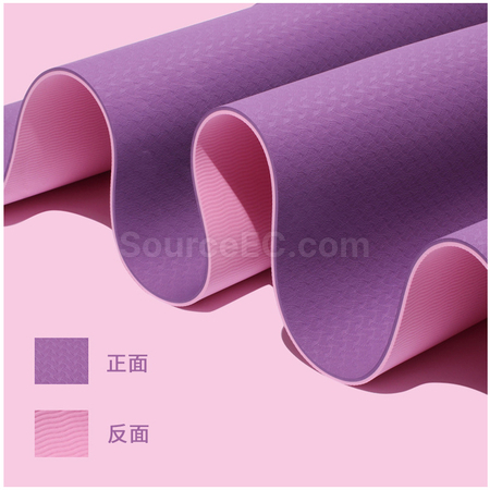 客製化TPE雙色防滑瑜伽墊禮品