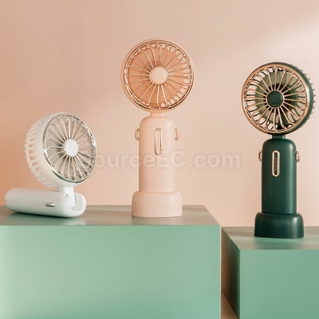 客製化USB桌面迷你便攜充電掛脖小風扇禮品