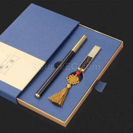 客製化商務USB套裝兩件套禮品