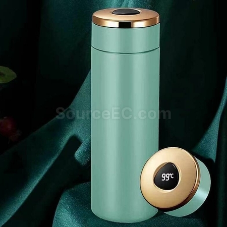 客製化316不銹鋼陶瓷內膽智能保溫杯禮品