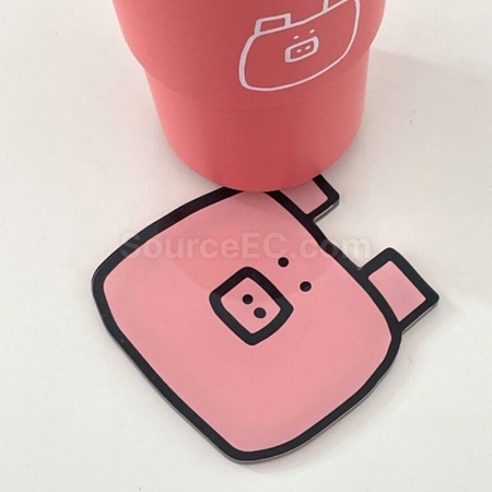 客製化彩印亞克力杯墊禮品