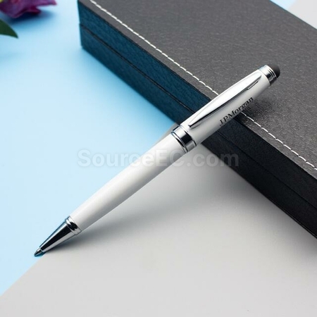 客製化金屬扭動觸控筆禮品