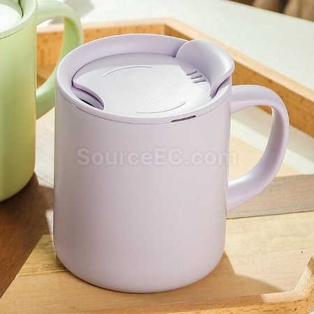 客製化380ML帶手柄泡茶杯保溫杯禮品