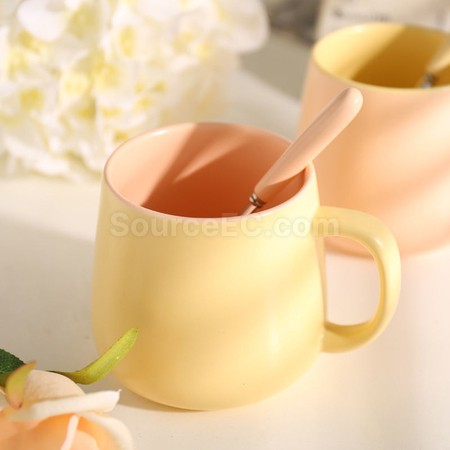 客製化拼色陶瓷杯禮品