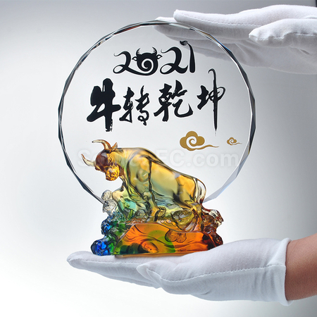 客製化琉璃客製獎座禮品