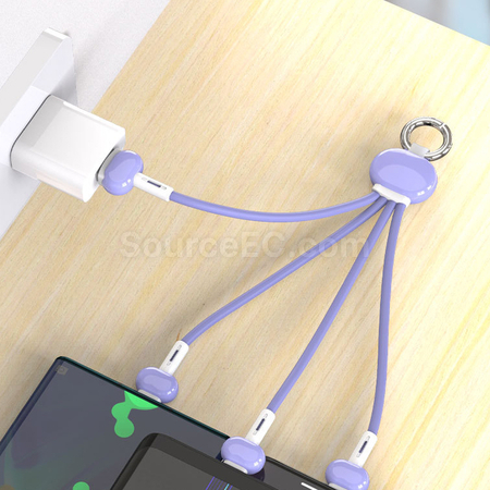 客製化匙扣三合一充電線禮品