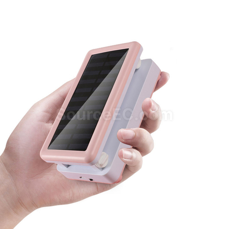 客製化太陽能+USB充電折疊護眼檯燈禮品