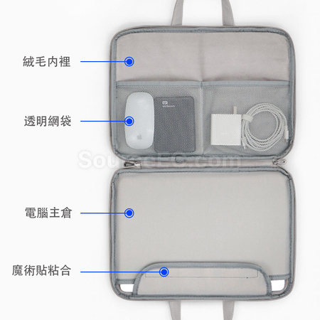 客製化客製化商品 全開合手提電腦袋禮品
