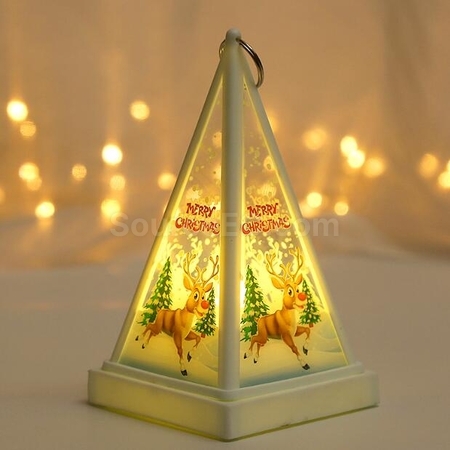 客製化聖誕節裝飾品手提小夜燈禮品