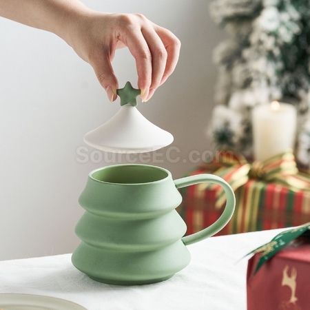 客製化聖誕樹馬克杯禮品