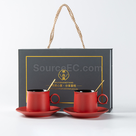 客製化咖啡杯碟套裝	禮品
