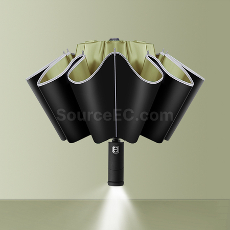 客製化LED燈光反向自動傘禮品