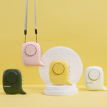 客製化恐龍掛脖小風扇禮品
