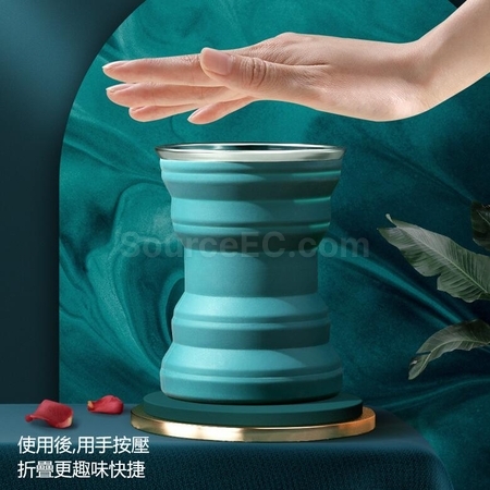 客製化矽膠折疊口袋水杯禮品