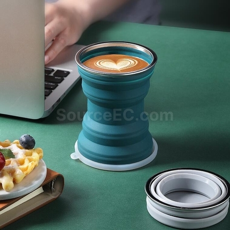 客製化矽膠折疊口袋水杯禮品