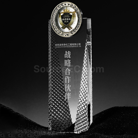 客製化金屬水晶獎盃禮品