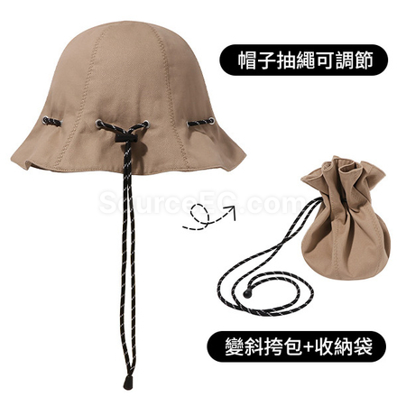 客製化純色抽繩漁夫帽禮品