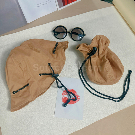 客製化純色抽繩漁夫帽禮品