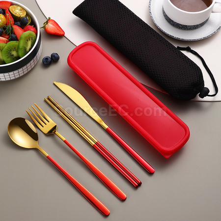 客製化不鏽鋼便攜餐具禮品