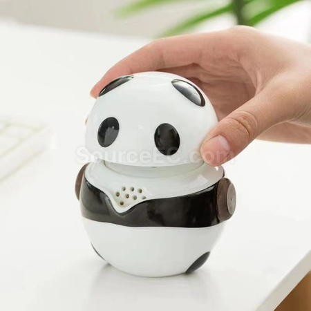客製化熊貓泡茶快客杯禮品