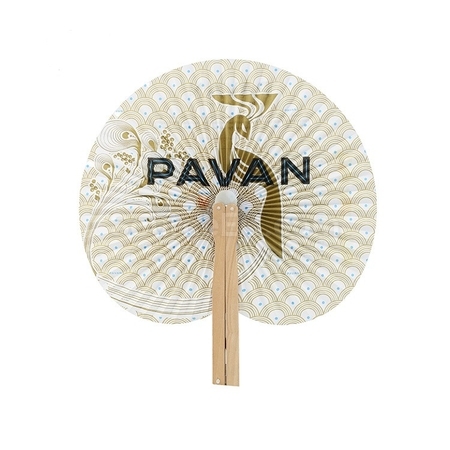 客製化木柄小圓扇禮品