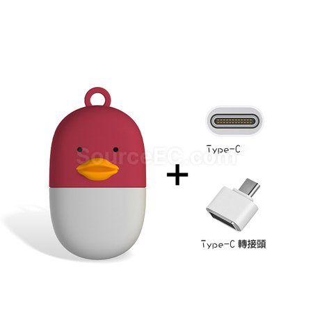 客製化可愛造型兩用USB手指禮品