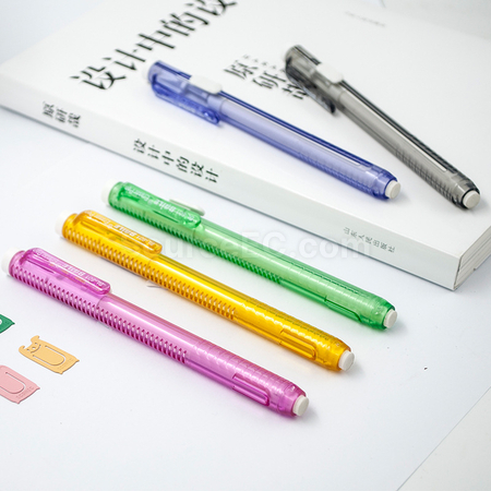 客製化推拉式筆形自動橡皮擦禮品