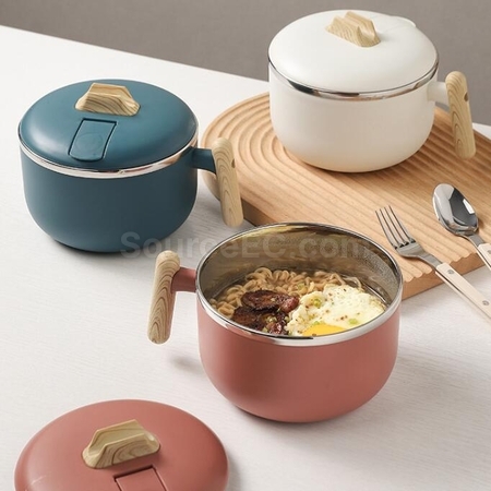 客製化不鏽鋼萌趣泡麵碗禮品