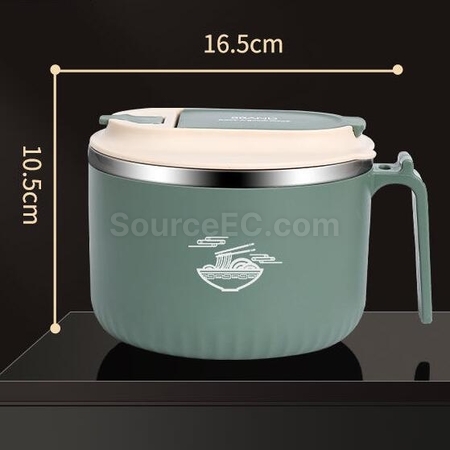 客製化不鏽鋼萌趣泡麵碗禮品