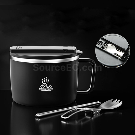 客製化不鏽鋼萌趣泡麵碗禮品