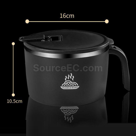 客製化不鏽鋼萌趣泡麵碗禮品