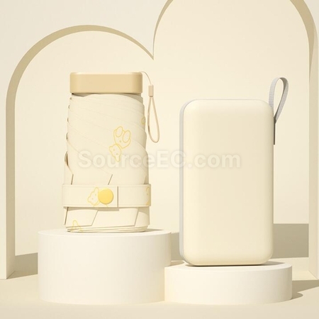 客製化卡片迷你便攜扁平睛雨傘禮品